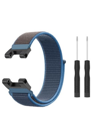 Replacement Strap For Amazfit T-Rex / T-Rex Pro / Ares Nylon Loop Watch Band Dark Blue - pzsku/Z2CAE08AFD232850ABD82Z/45/_/1714869904/93447f99-8134-407e-a592-5ff77e2ed770