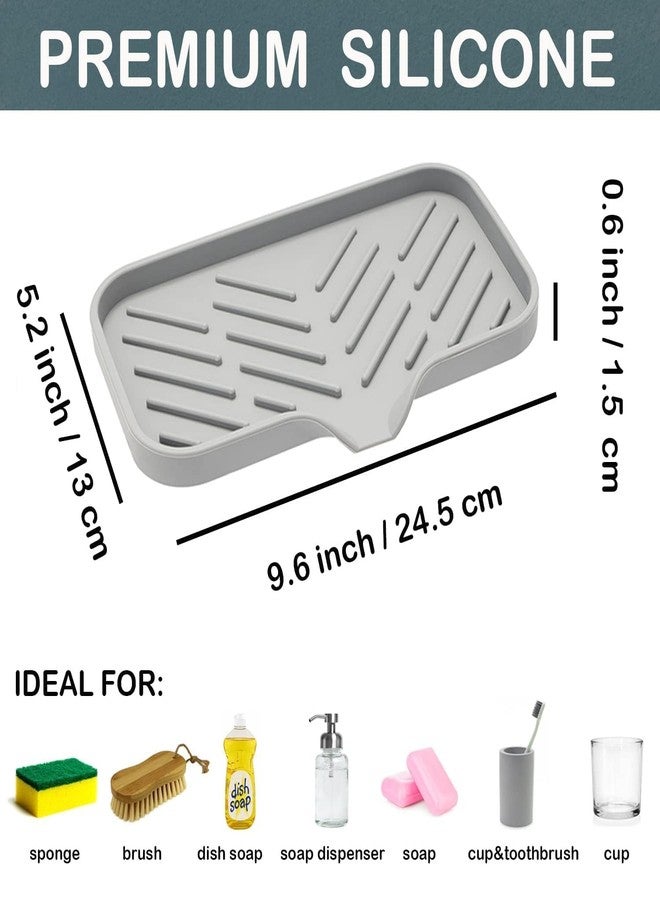 MATSON Silicone Dish Drying Mat for Kitchen - Built-in Drain Lip | Hygienic Drying Pad - Sturdy Compact Easy to Clean Tray Protects Surfaces Prevents Water Build Up 50 x 42 cm - Image 5
