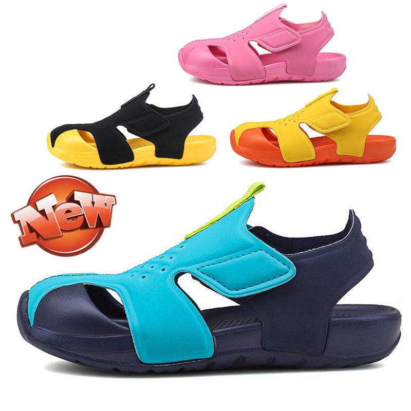 Fujian Manufacturer Export Kidsren'S Sandals Summer Boys And Girls Baotou Beach Shoes Korean Style Baby Sports Sandals 0 - Image 2