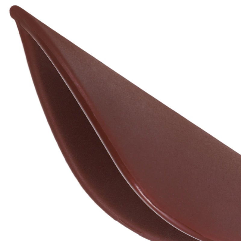 6Pcs Brown Adhesive Pull Handles For Cabinets Drawers No Drilling Crescent Finger Edge Push Pull - Image 4