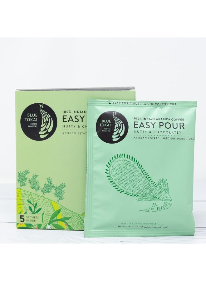 بلو توكاي لتحميص القهوة – أكياس قهوة بالتنقيط سهلة التحضير | مزرعة أتيكان – تحميص متوسط غامق | عبوة من ٥ أكياس | مصنوعة من حبوب أرابيكا ١٠٠٪ | جاهزة للتحضير خلال دقيقتين | فقط أضف الماء الساخن - Image 5