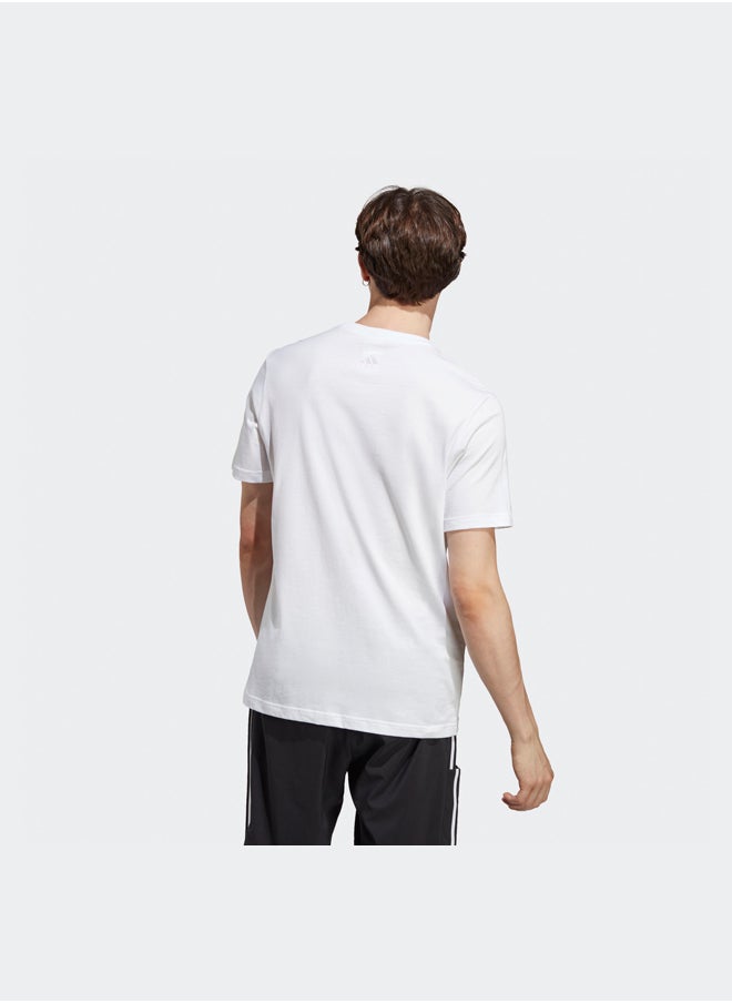Adidas Essentials Single Jersey Linear Embroidered Logo T-Shirt  - Image 3
