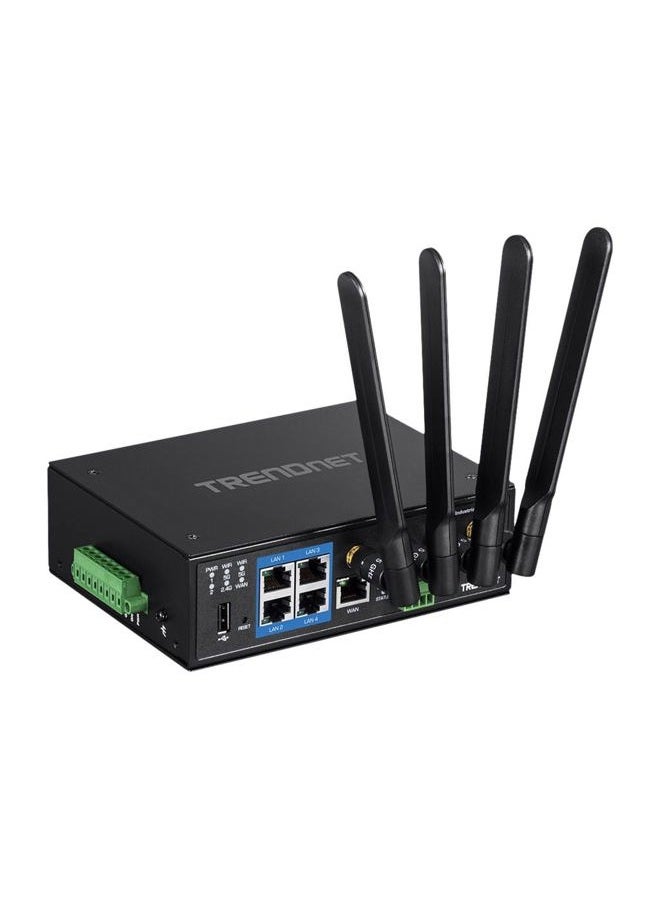TRENDnet Industrial AC1200 Wireless Dual Band Gigabit Router, Black, TI-W100 - Image 5
