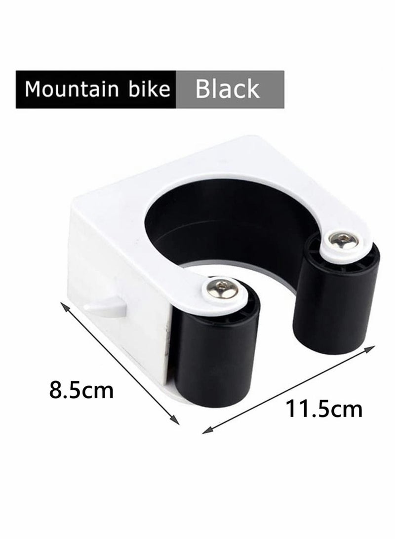 سيوسي مشبك وقوف الدراجات الجبلية ، خطاف تعليق مثبت على الحائط للدراجة ، مشبك دراجة ، حامل إيقاف ، حامل عرض عمودي لتخزين الدراجات الهوائية ، تخزين جداري للدراجة ، أسود - Image 4