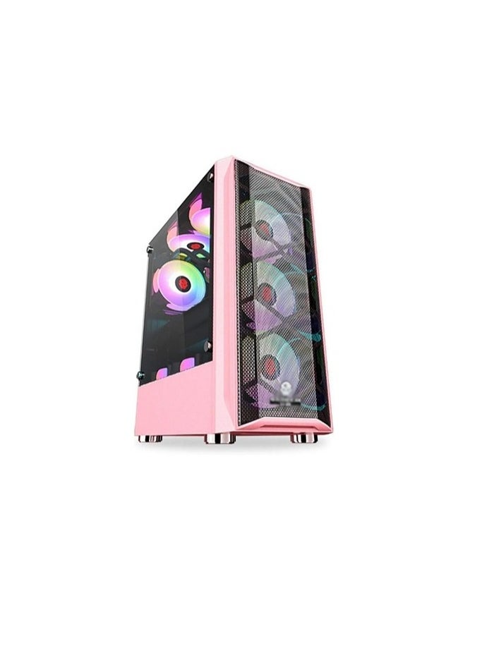 Intel - BESTBUY BUDGET GAMING/WORKSTATION PINK EDITION: CORE I7 processor | 16GB RAM | RTX 3050 6GB DDR6 graphics card | 1TB NVME SSD/SATA | WINDOWS 10 | WIFI BT READY - Image 1