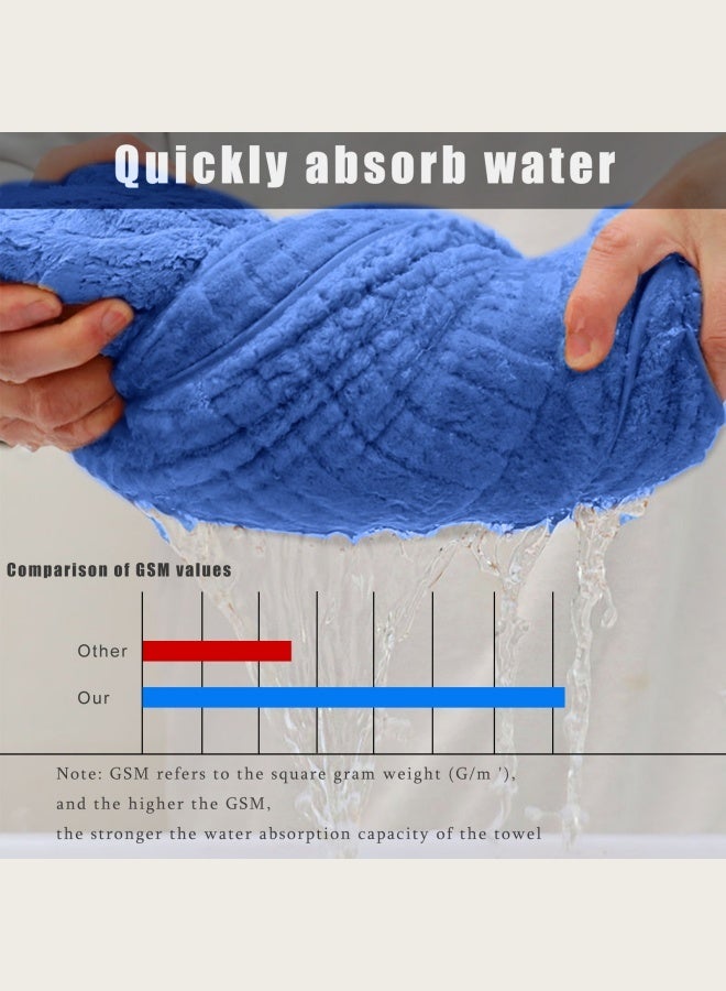 محجر منشفة ألياف دقيقة 90x160 سم 1 PCS منشفة ألياف دقيقة ناعمة، متينة وخفيفة الوزن - Image 4