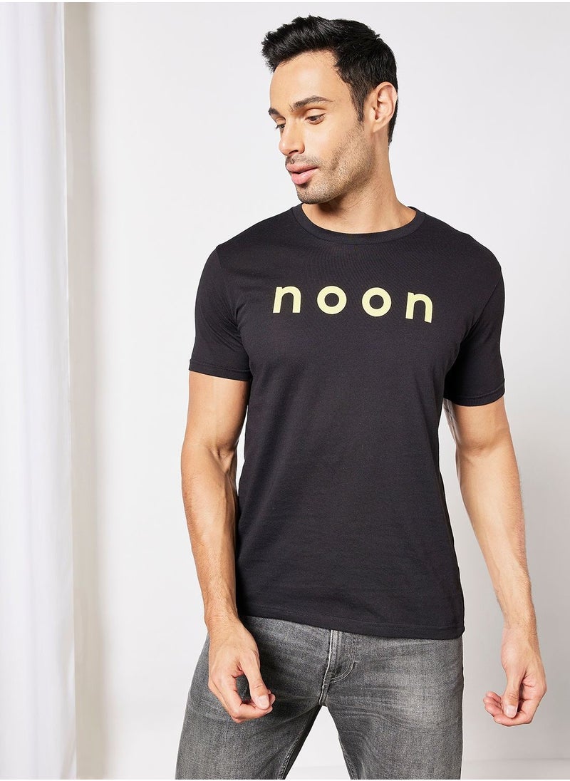 Noon Merch - Unisex Supima Cotton T-Shirts With Logo Print - Image 1