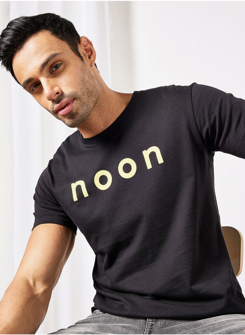 Noon Merch - Unisex Supima Cotton T-Shirts With Logo Print - Image 1