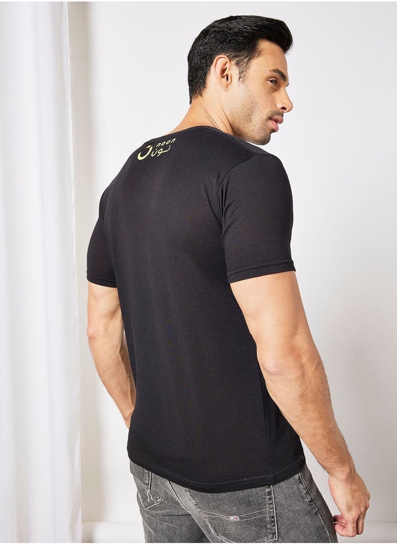 Noon Merch - Unisex Supima Cotton T-Shirts With Logo Print - Image 1