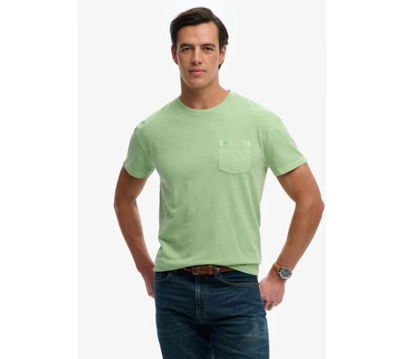 Superdry Classic Cotton Linen Pocket T-Shirt