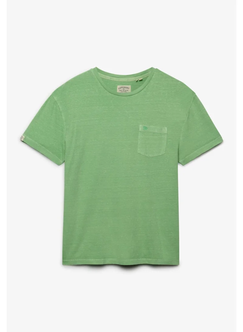 سوبر دراي Classic Cotton Linen Pocket T-Shirt