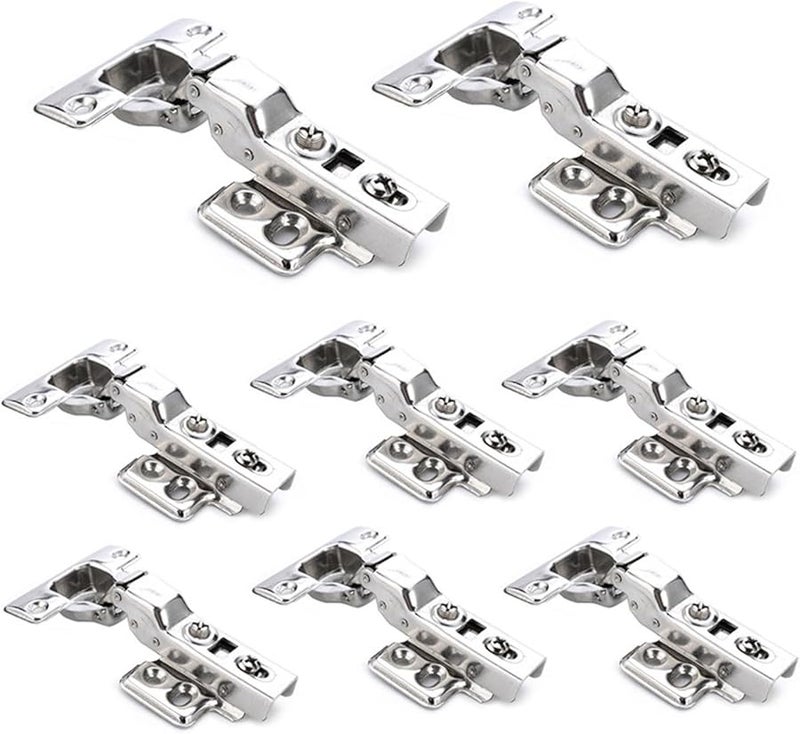 Hydraulic Soft Closing Cabinet Hinges Stainless Steel 8 Full Overlay Frame Concealed - Image 3