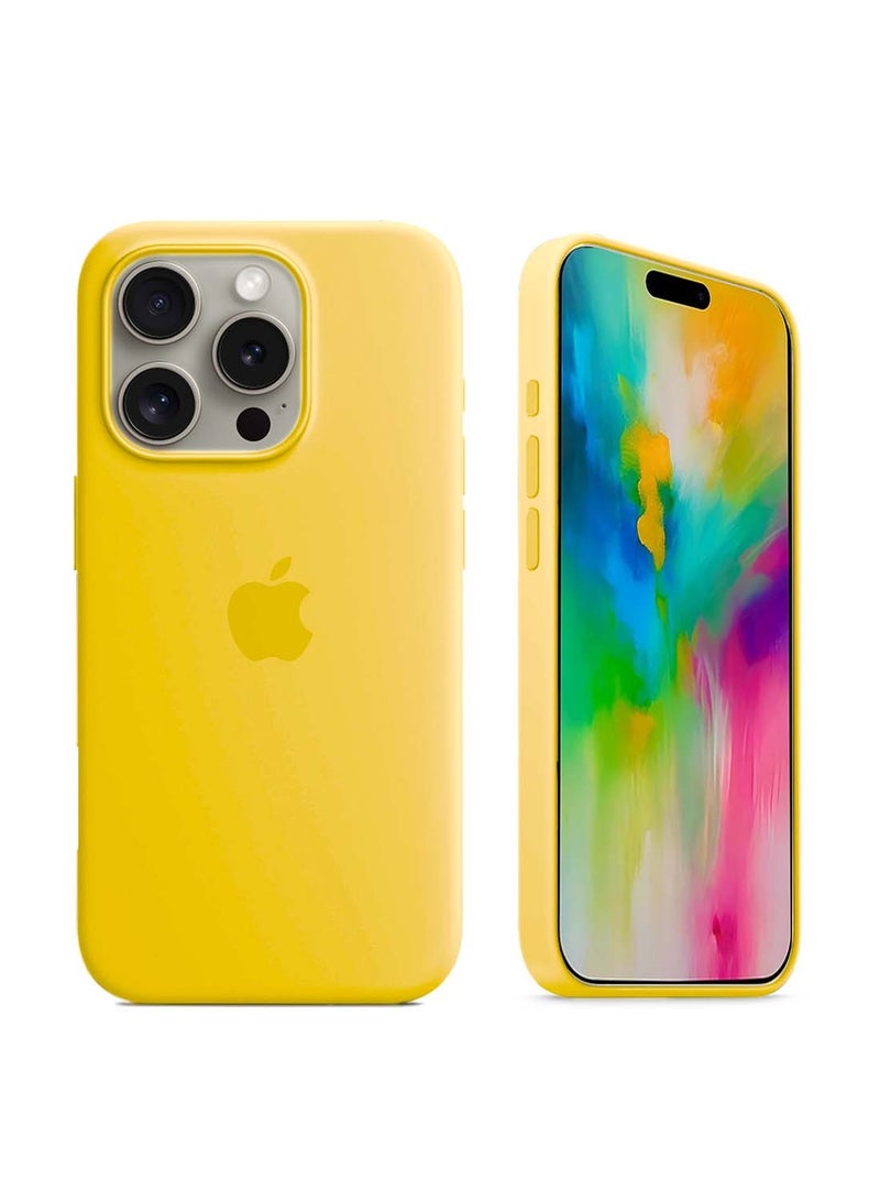 دبليو تيك غطاء الحماية سائل سائل ناعم لآيفون 16 برو ماكس 2024 من أبل - صن شاين - Image 1