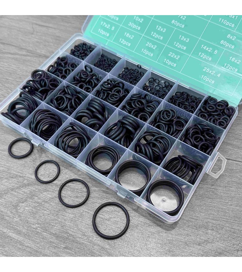 1020pc Nitrile Rubber O Ring Set 65A Hardness 20 Sizes for Sealing - Image 3