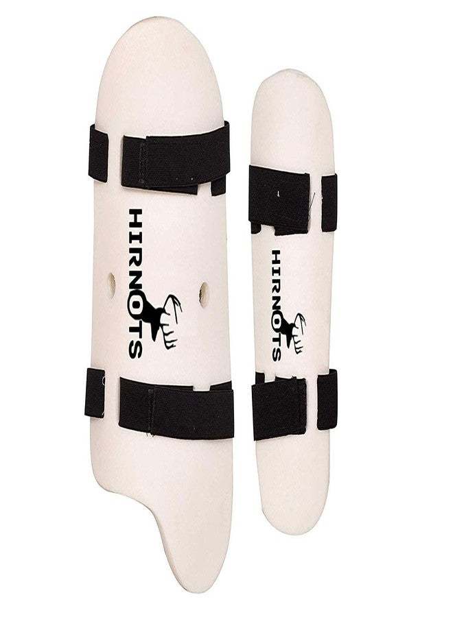 HIRNOTS Cricket Men's Elbow + Thigh Safety Guard/Pad, Combo(White, Standard Size) - Image 1
