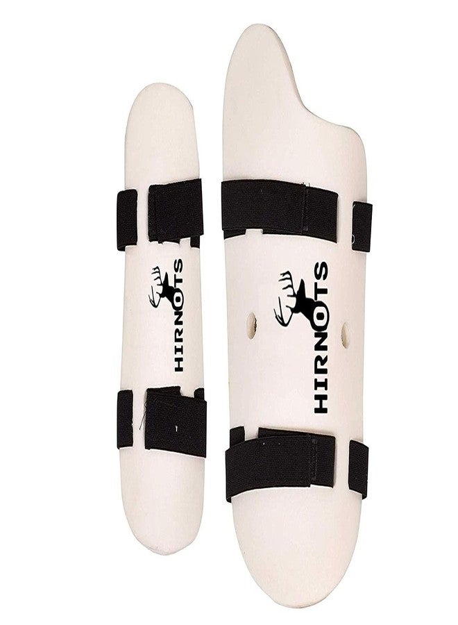 HIRNOTS Cricket Men's Elbow + Thigh Safety Guard/Pad, Combo(White, Standard Size) - Image 2