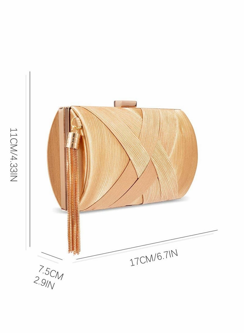 Zikra Womens Evening Clutch Bag Designer Evening Handbag, Lady Party Clutch Purse - Image 3