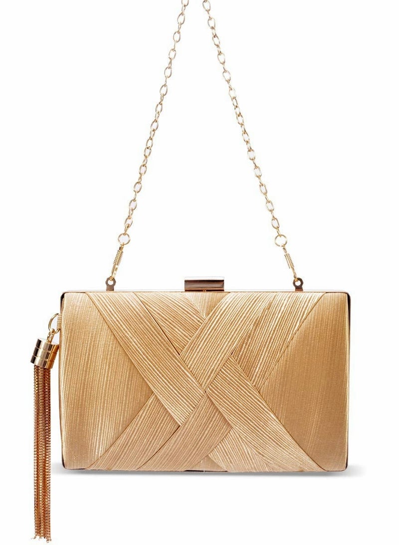 Zikra Womens Evening Clutch Bag Designer Evening Handbag, Lady Party Clutch Purse - Image 5