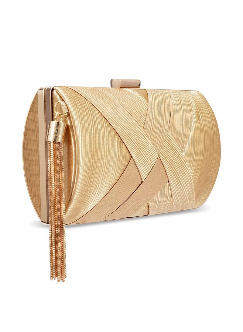 Zikra Womens Evening Clutch Bag Designer Evening Handbag, Lady Party Clutch Purse - Image 1