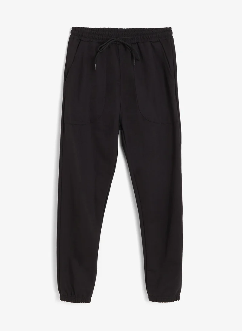 Seventy Five Basics Elastic Hem Slim Joggers