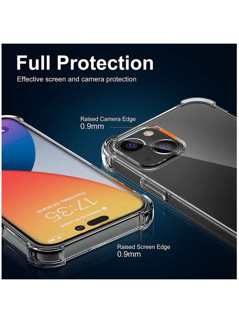 BORTONY iPhone 14 Case Cover 6.1 Inch Slim Soft TPU Material Bumper Shockproof Protective Case Anti-Scratch Clear Cover for Apple iPhone 14  - Image 3