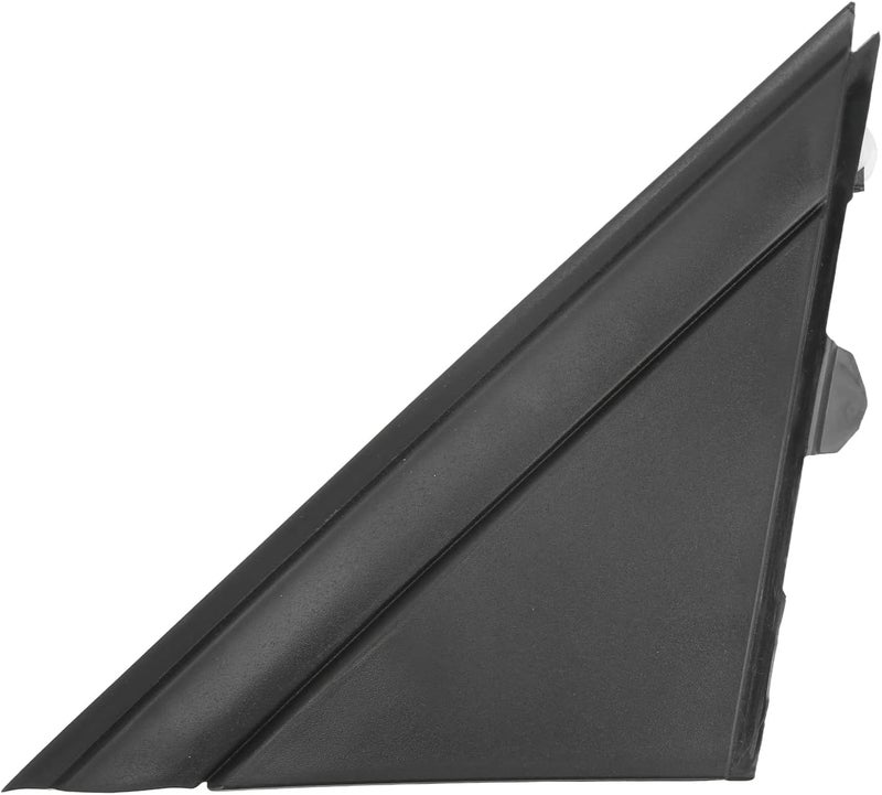 Door Mirror Flag Cover 1SH17KX7AA, Replacement for 500 2012-2017, Wing Mirror Left Right Triangle Plate Trim, ABS Material with Perfect Fit and Easy Installation for Car Rea (Matte Black) - Image 2