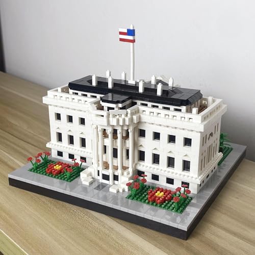 alltogetho US White House Micro Mini Building Blocks Toys for Adult Perfect Replica Educational Fun DisplayWorthy Masterpiece - Image 5