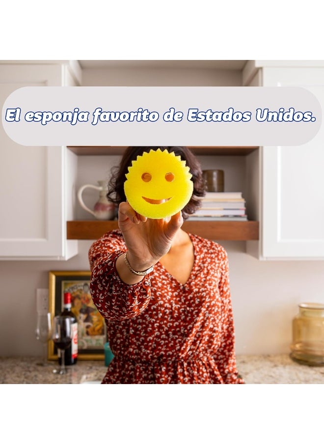Scrub Daddy - Scrub Daddy Original 4 Pack, Cleaning Sponges for Washing Up, Dish and Kitchen Sponge - Image 1