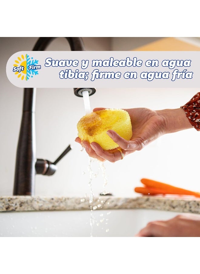 Scrub Daddy - Scrub Daddy Original 4 Pack, Cleaning Sponges for Washing Up, Dish and Kitchen Sponge - Image 1