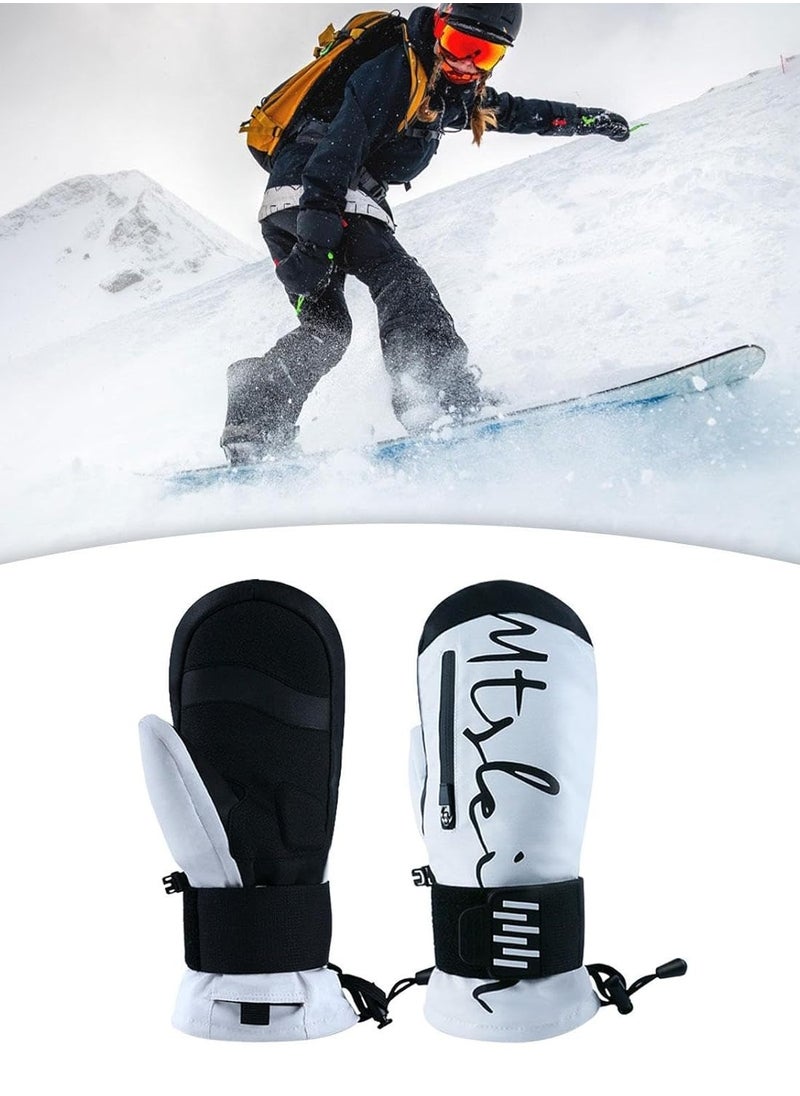 General - Ski gloves Built-in wrist guards EVA shock-absorbing snowboard thermal waterproof wrist guards ski gloves - Image 1