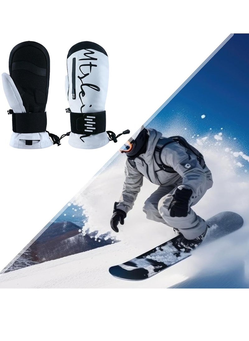 General - Ski gloves Built-in wrist guards EVA shock-absorbing snowboard thermal waterproof wrist guards ski gloves - Image 1