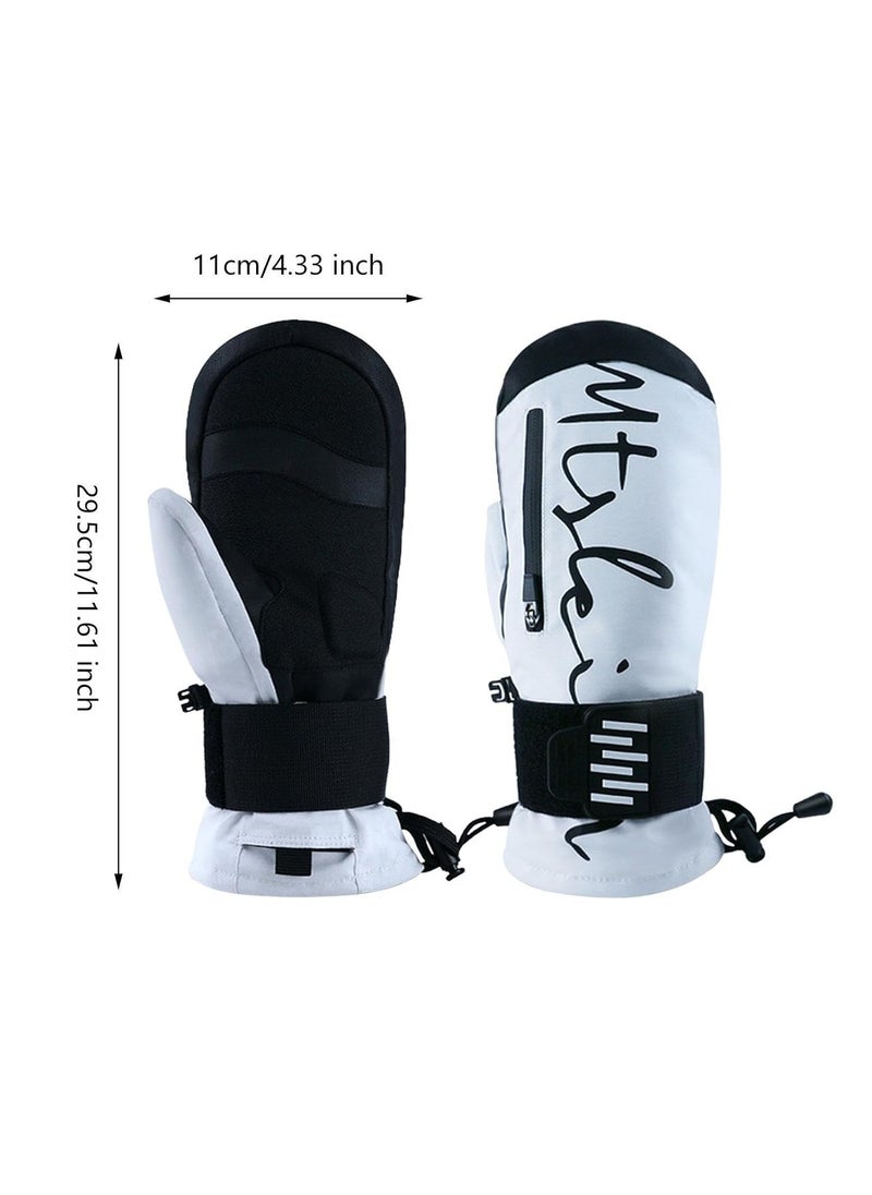 General - Ski gloves Built-in wrist guards EVA shock-absorbing snowboard thermal waterproof wrist guards ski gloves - Image 1