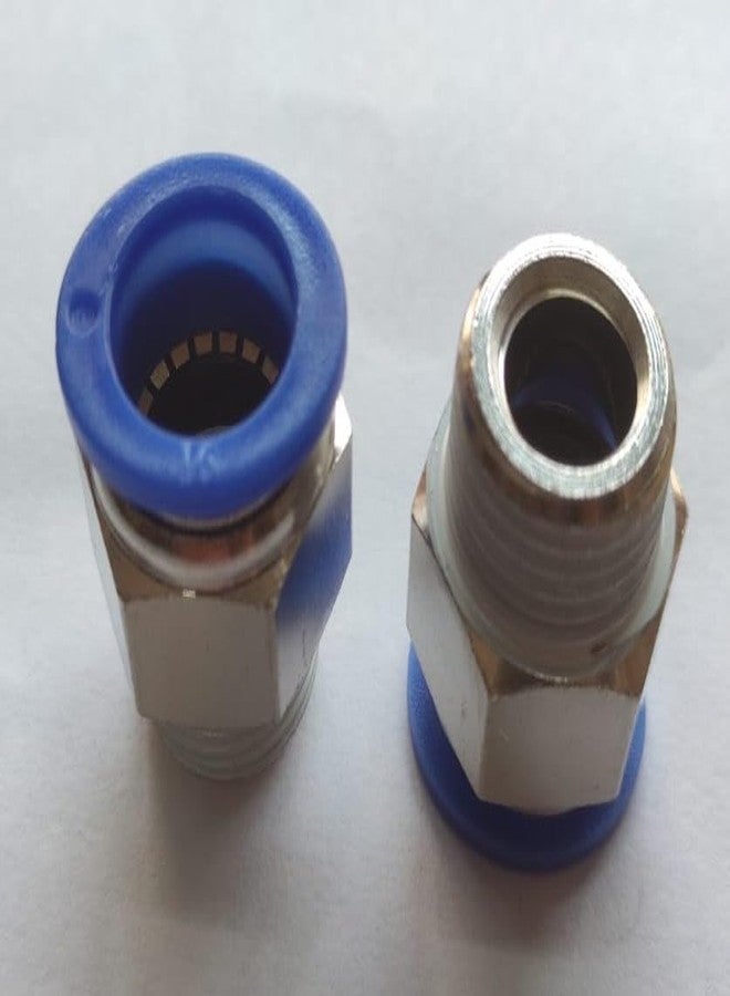 CRAFTSFY 1/2" X 16 MM OD Pneumatic Push Type Male Connector Push in Joint PneumatiK Connector Quick Fittings Size: 1/2 X 16 M OD Pneumatic ConnectR Quick Connect Air Fittings Size:1/2" X 16 MM (2pc) - Image 5