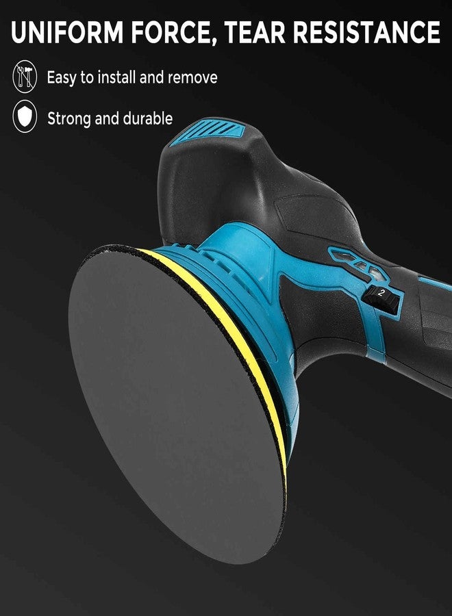 Kozelo 20 Pcs 5 Inch Sanding Discs, 240/320/400/600 Grit Silicon Carbide Hook and Loop Orbital Sander Sandpaper for Metal Wood Furniture DIY Grinding and Polishing, Black - Image 5