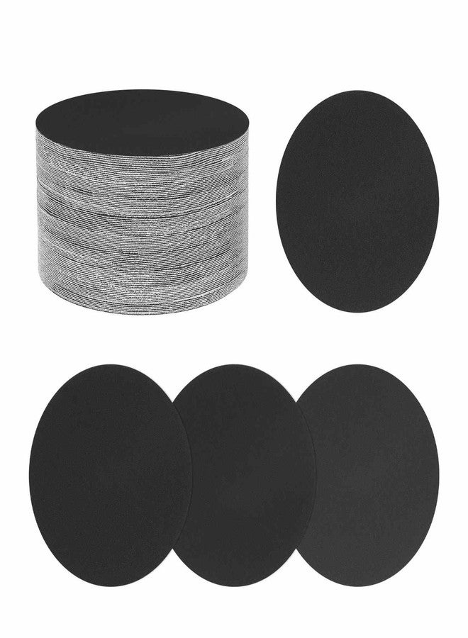 Kozelo 20 Pcs 5 Inch Sanding Discs, 240/320/400/600 Grit Silicon Carbide Hook and Loop Orbital Sander Sandpaper for Metal Wood Furniture DIY Grinding and Polishing, Black - Image 1