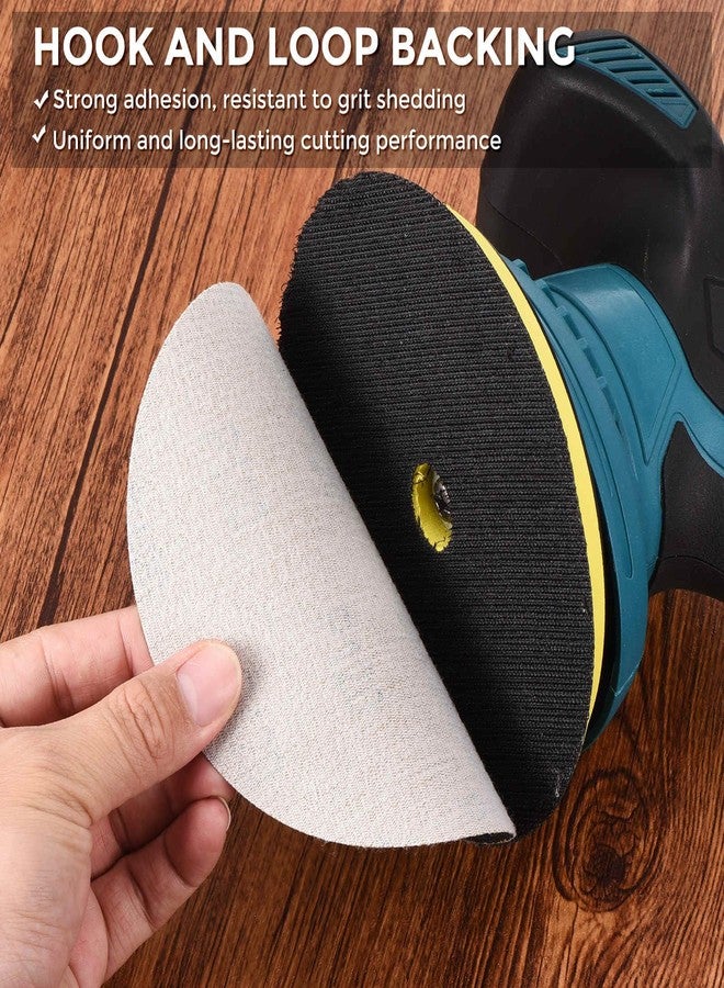 Kozelo 20 Pcs 5 Inch Sanding Discs, 240/320/400/600 Grit Silicon Carbide Hook and Loop Orbital Sander Sandpaper for Metal Wood Furniture DIY Grinding and Polishing, Black - Image 3