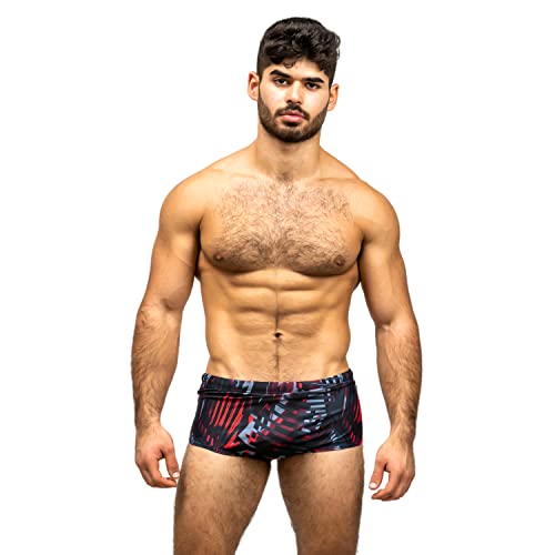 Taddlee Men Swimwear Traditional Cut Swimsuits Swim Bikini Board Shorts Trunks, Black, X-Large - Image 4