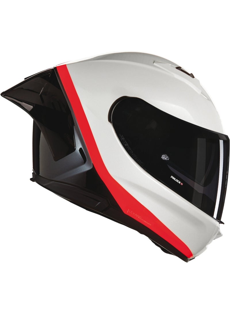 Nolan N60-6 SPORT VERNICIATURA SPECIALE PEARL/BLACK/ORANGE GLOSSY Helmet - Image 2