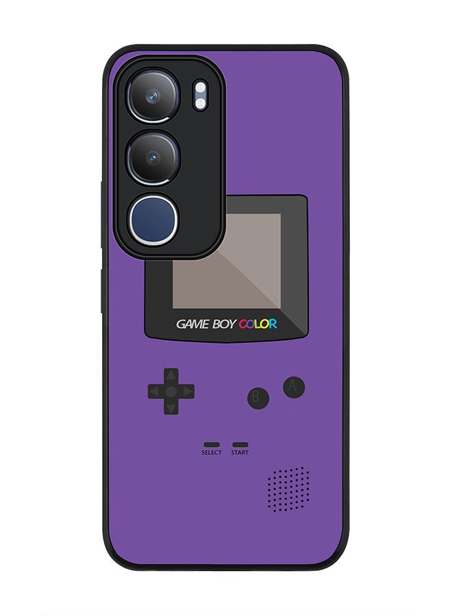 Stylizedd For vivo Y19s / Y19s Pro Case,Slim fit Camera Protection, Shockproof Thin Phone cover  - Gameboy Color - Purple