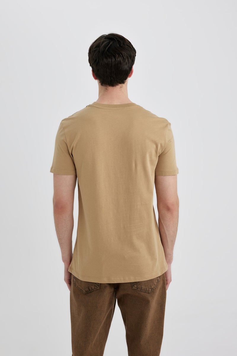 DeFacto Man Slim Fit Crew Neck Printed T Shirt - Image 2