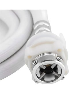 Bolivia's Washing Machine Hose 2M Durable Water Inlet Hose Pipe Washing Machine Inlet Hose Extension Tube Easy To Use Drainage Washing Machine Pipe Portable Washing Machine Hoses For Home Hotel  - Image 3