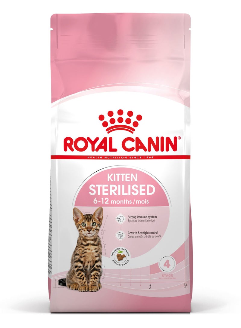 ROYAL CANIN Health Nutrition Kitten Sterilised Stage 4 Dry Food 2 kg - Image 1
