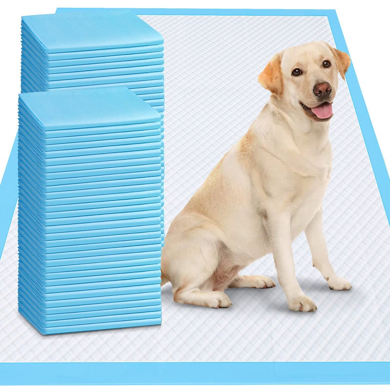 Gimars 4XL 36x36 Thicken Heavy Absorbency Dog Pee Pad Extra Large Jumbo Disposable Polymer Quick Dry No Leaking Pee Pads for Dogs Cats Rabbits Pets 45 Counts