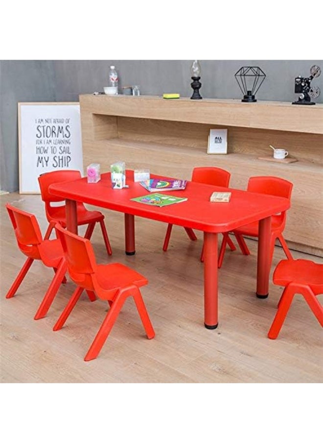 Rainbow Toys مجموعة طاولة وكراسي للأطفال من RBW TOYS، طاولة دراسة للأطفال، طاولة منزلية، مجموعة واجبات منزلية للكتابة، مجموعة قراءة للطلاب (أخضر)  - Image 3