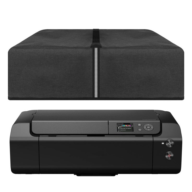 Kingshion Printer Dust Cover Compatible with Canon imagePROGRAF Pro310 or Canon Pixma Pro300 PrintersSplashProof Fabric Easy to Clean Storage Dark Grey - Image 2