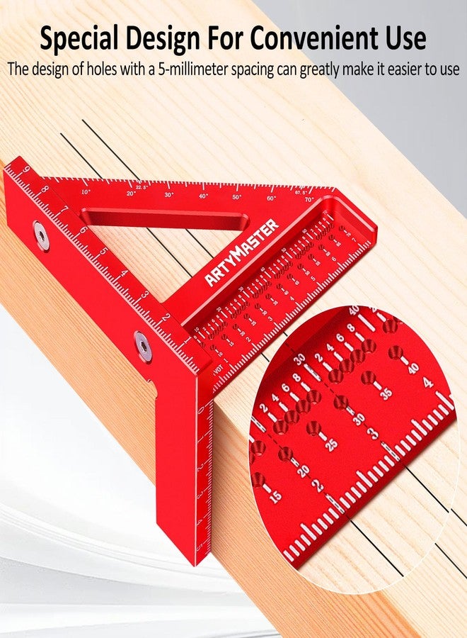 ArtyMaster 3.8＂Measuring Square Ruler WT102C - Image 4