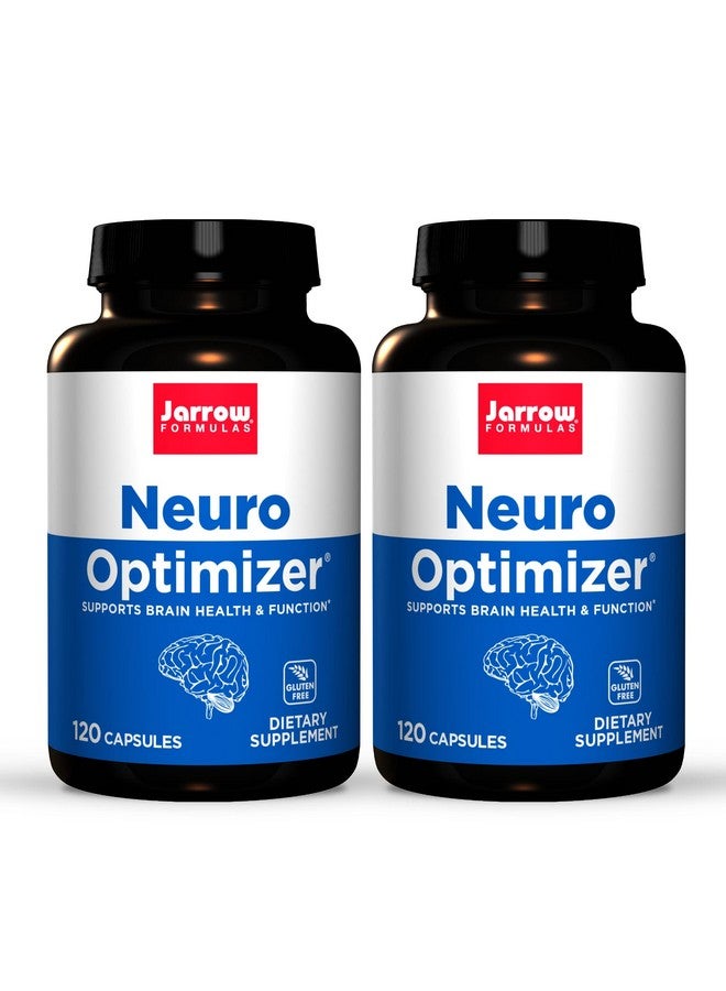 Jarrow Formulas Neuro Optimizer - 120 Capsules, Pack of 2 - Brain Health & Antioxidant Support - Includes 7 Neuro Nutrients - Gluten Free - 60 Total Servings - Image 1