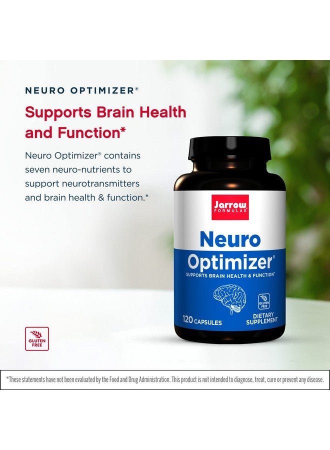 Jarrow Formulas Neuro Optimizer - 120 Capsules, Pack of 2 - Brain Health & Antioxidant Support - Includes 7 Neuro Nutrients - Gluten Free - 60 Total Servings - Image 3