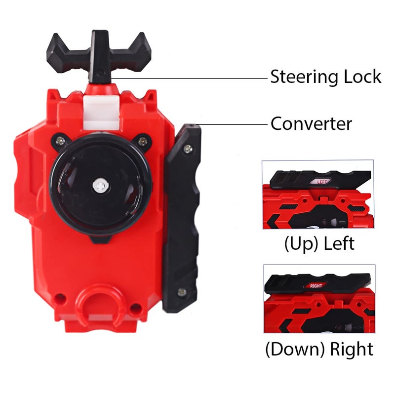 Esste Battling Tops Burst Superking B-173 Gyro Toys for Kids with Launcher (B-173-01) - Image 4