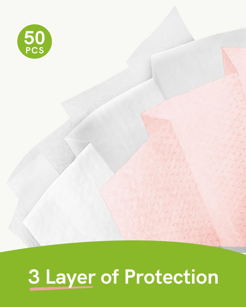 FriCARE Disposable Face Masks, 3-Ply ASTM Level 3 Medical Grade, FSA/HSA Eligible, Breathable & Comfortable for Allergy/Sun Protection, 50 Pack Pink - Image 5